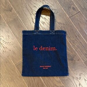 Montserrat Sold Out le denim Tote - Navy